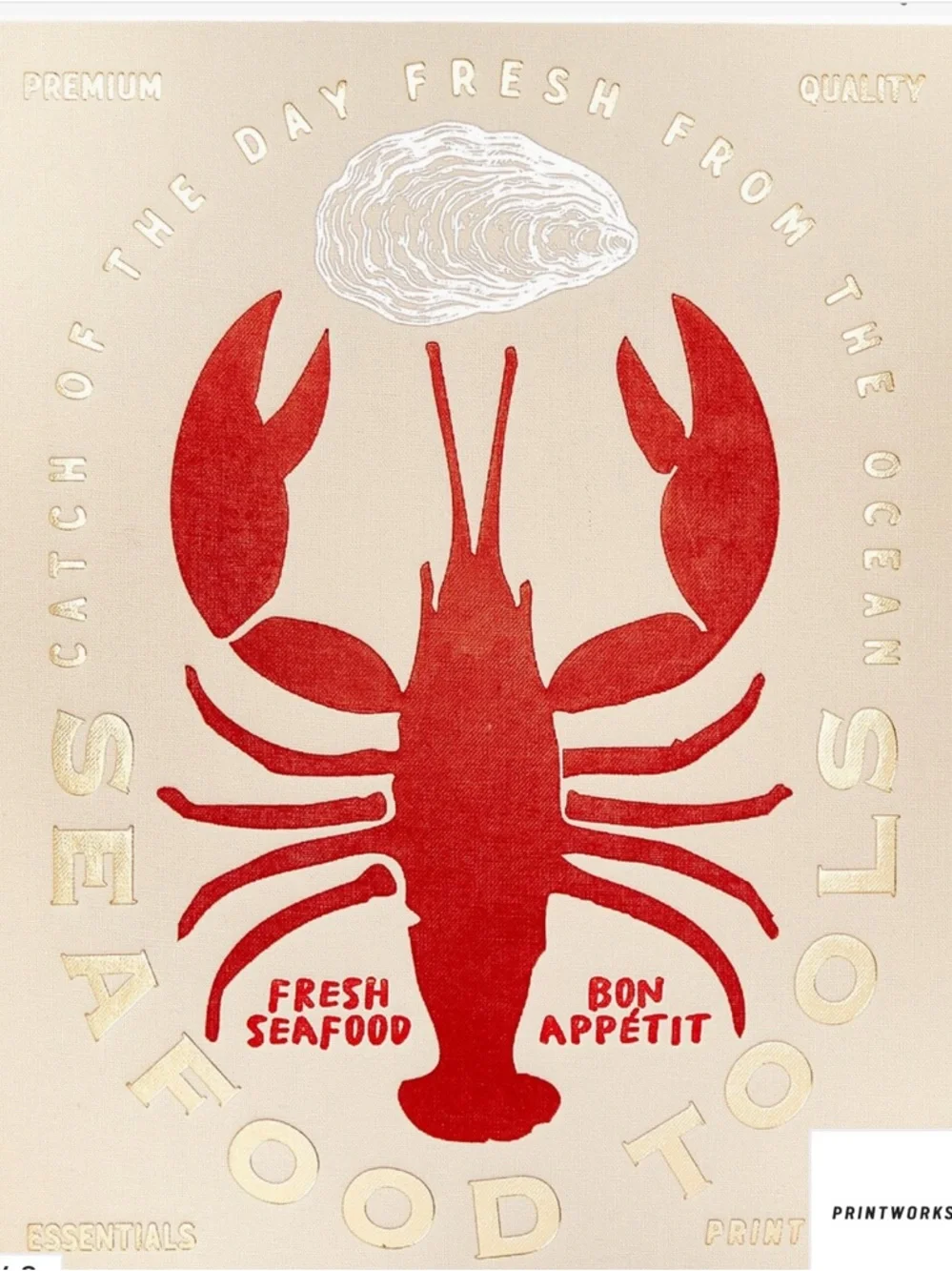 The Essentials Seafood accessories in a gift box 6 el. NEW $91.05